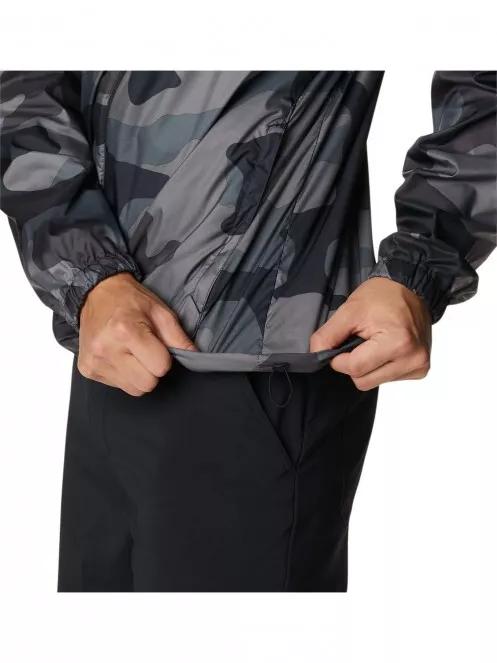 Columbia Flash Challenger Novelty Windbreaker férfi széldzseki fekete színben 7