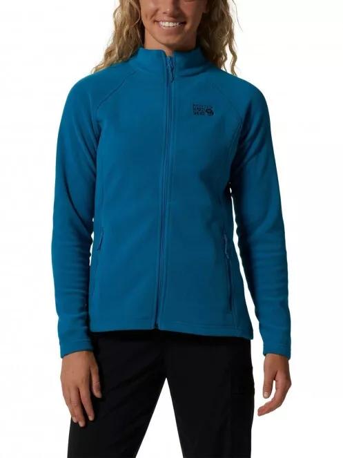 Mountain Hardwear Polartec Microfleece Full Zip női polár pulóver kék színben 2