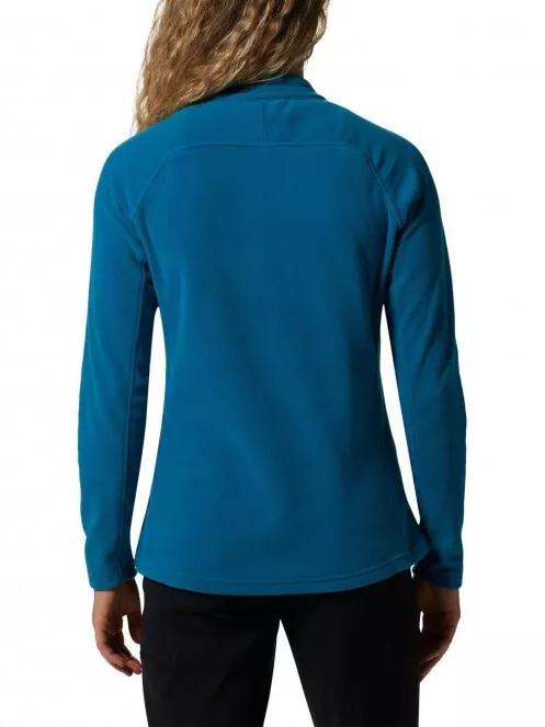 Mountain Hardwear Polartec Microfleece Full Zip női polár pulóver kék színben 3