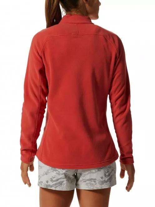 Mountain Hardwear Polartec Microfleece Full Zip női polár pulóver piros színben 3