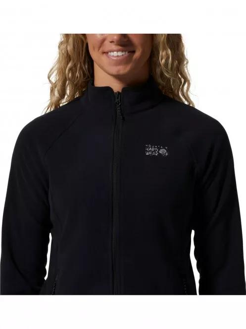 Mountain Hardwear Polartec Microfleece Full Zip női polár pulóver fekete színben 5