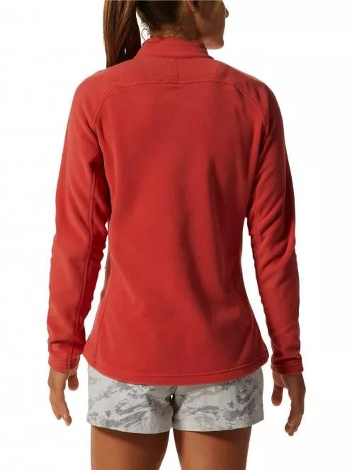 Mountain Hardwear Polartec Microfleece Full Zip női polár pulóver piros színben 3