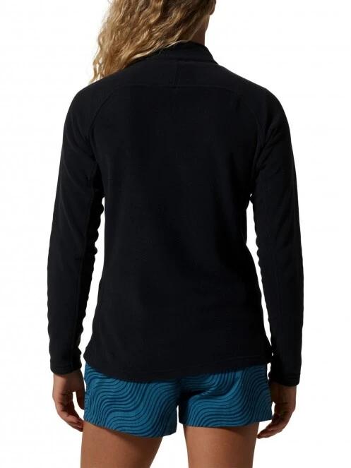 Mountain Hardwear Polartec Microfleece Full Zip női polár pulóver fekete színben 4