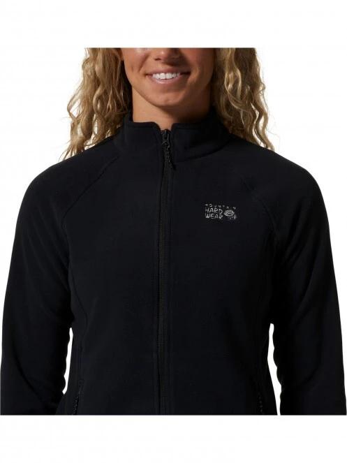 Mountain Hardwear Polartec Microfleece Full Zip női polár pulóver fekete színben 5