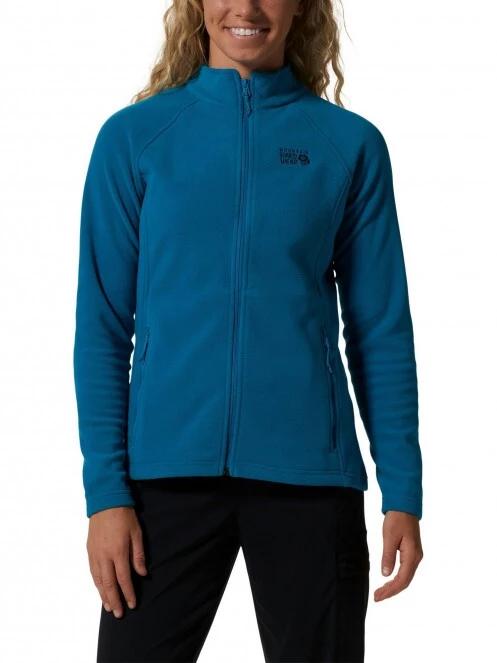 Mountain Hardwear Polartec Microfleece Full Zip női polár pulóver kék színben 2