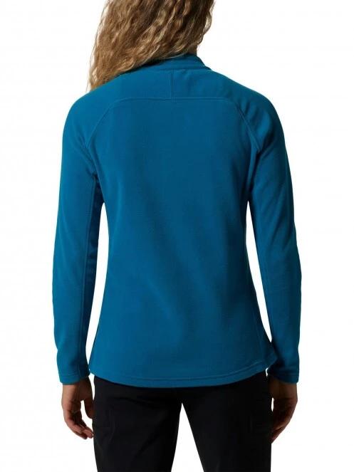 Mountain Hardwear Polartec Microfleece Full Zip női polár pulóver kék színben 4