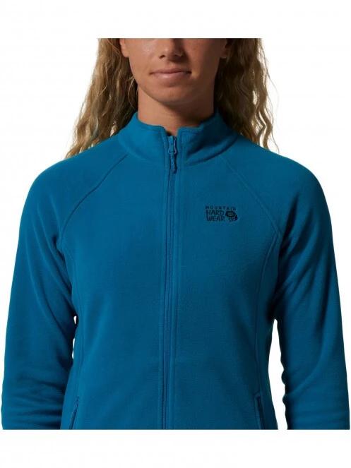 Mountain Hardwear Polartec Microfleece Full Zip női polár pulóver kék színben 5