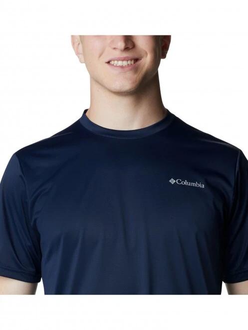 Columbia Columbia Hike Crew férfi rövid ujjú sport póló kék színben 5