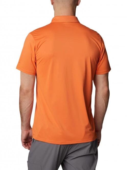 Columbia Columbia Hike Polo férfi galléros póló narancssárga színben 4