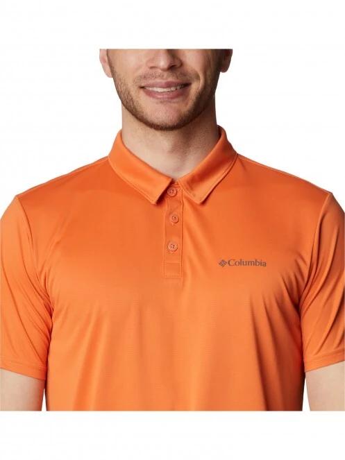 Columbia Columbia Hike Polo férfi galléros póló narancssárga színben 5