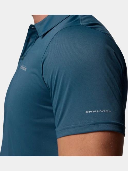 Columbia Columbia Hike Polo férfi galléros sport póló zöld színben 7