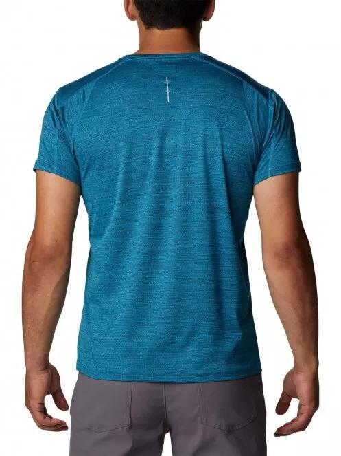 Columbia Alpine Chill Zero Graphic Short Sleeve férfi rövid ujjú sport póló kék színben 3
