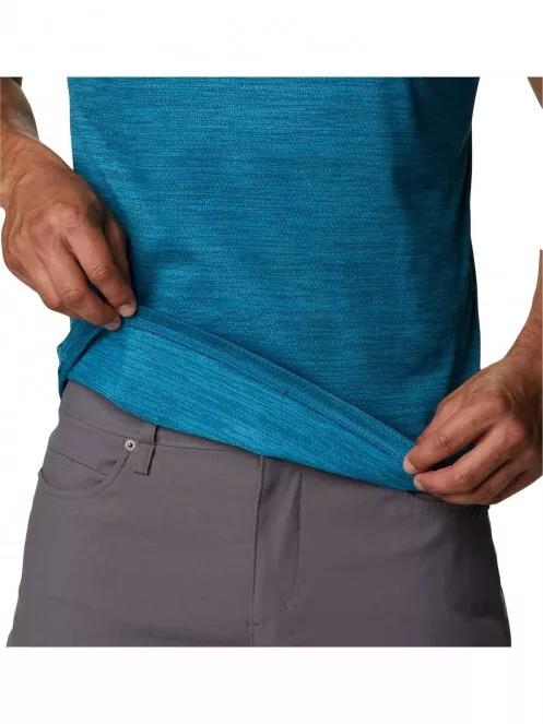 Columbia Alpine Chill Zero Graphic Short Sleeve férfi rövid ujjú sport póló kék színben 6