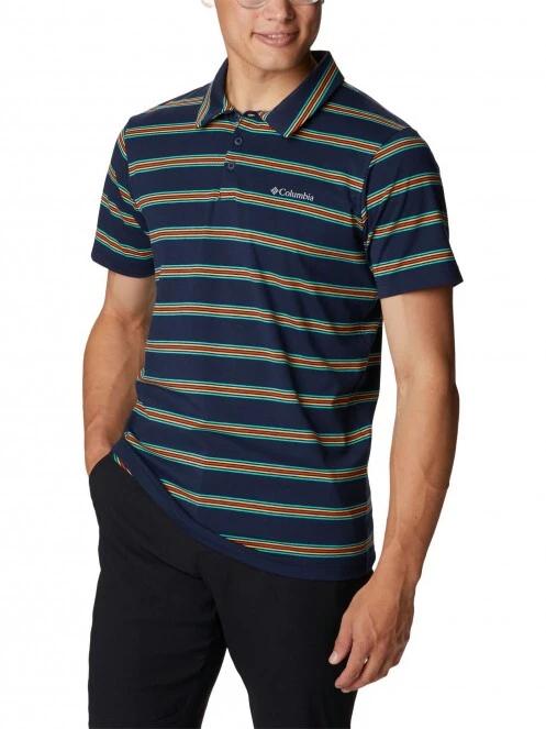 Columbia Sun Trek Polo férfi galléros póló kék színben 2