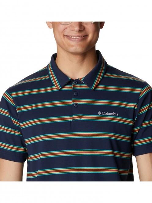 Columbia Sun Trek Polo férfi galléros póló kék színben 5
