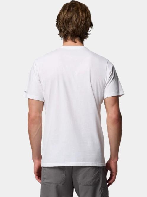 Columbia CSC Seasonal Logo Tee férfi rövid ujjú póló fehér színben 4