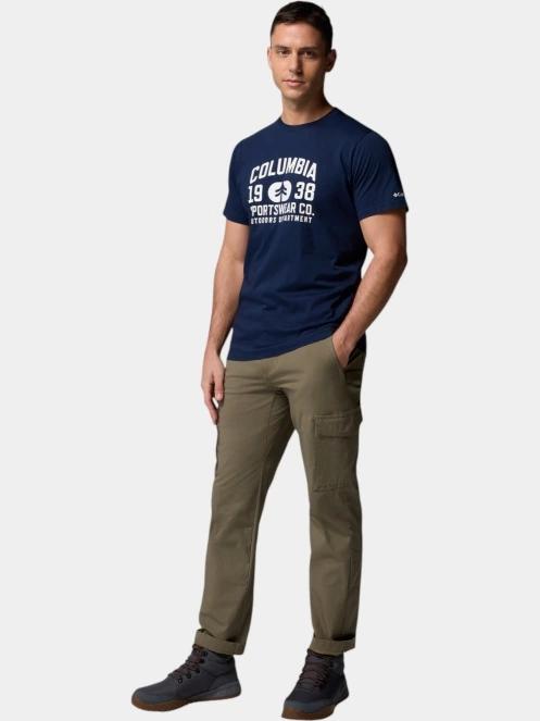 Columbia CSC Seasonal Logo Tee férfi rövid ujjú póló kék színben 5