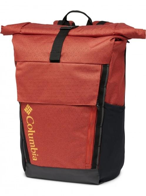 Columbia Convey II 27L Rolltop Backpack kerékpáros hátizsák piros színben 2