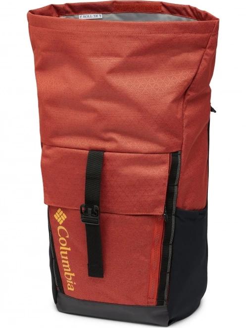 Columbia Convey II 27L Rolltop Backpack kerékpáros hátizsák piros színben 5