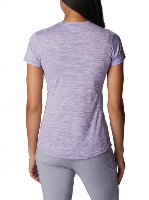Columbia W Titan Pass Graphic Tee női rövid ujjú sport póló lila színben 4