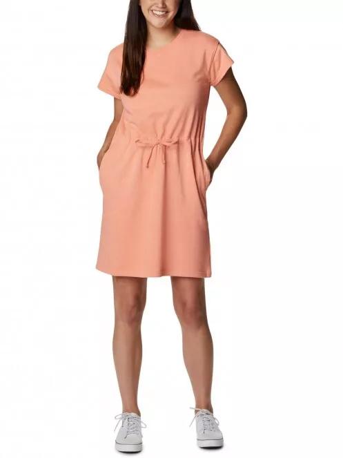 Columbia Columbia Trek French Terry Dress női nyári ruha rózsaszín színben 2