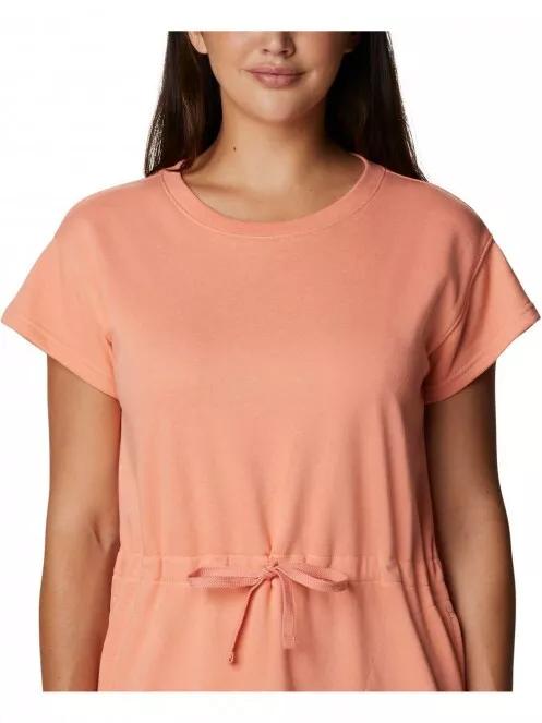 Columbia Columbia Trek French Terry Dress női nyári ruha rózsaszín színben 5