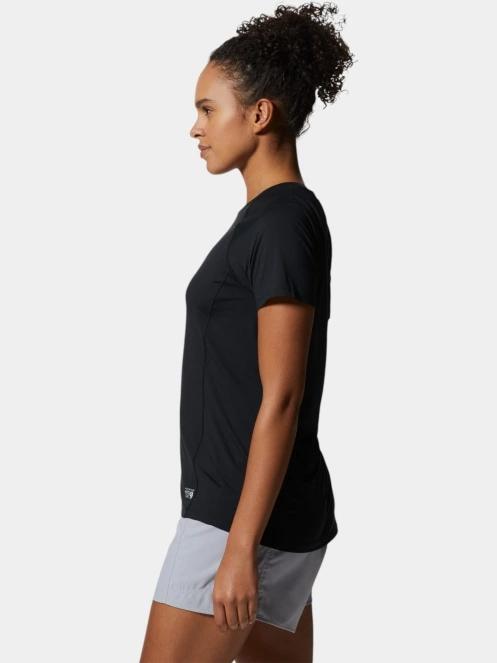 Mountain Hardwear Crater Lake Short Sleeve női rövid ujjú sport póló fekete színben 3
