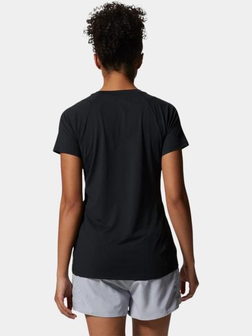 Mountain Hardwear Crater Lake Short Sleeve női rövid ujjú sport póló fekete színben 4