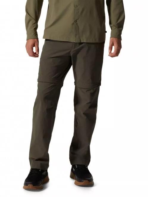 Mountain Hardwear Basin Trek Convertible Pant férfi túranadrág zöld színben 2