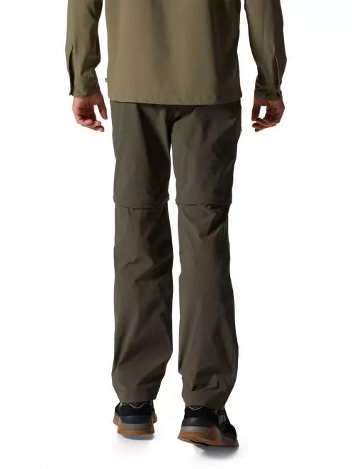 Mountain Hardwear Basin Trek Convertible Pant férfi túranadrág zöld színben 3
