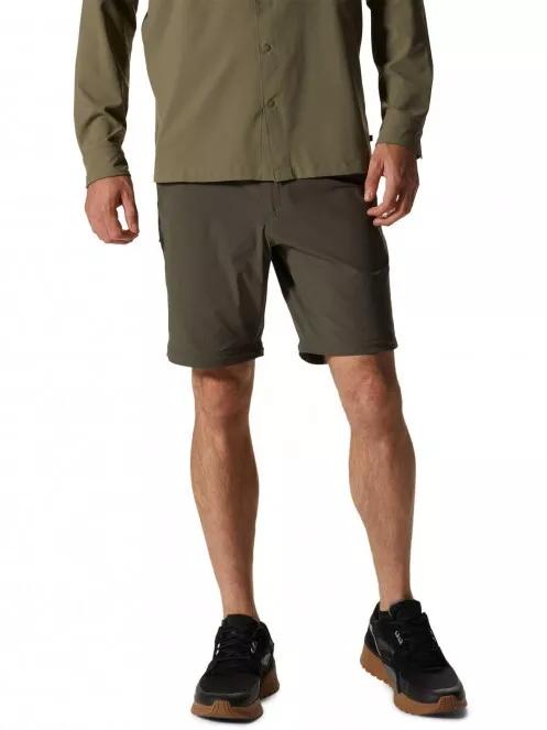 Mountain Hardwear Basin Trek Convertible Pant férfi túranadrág zöld színben 5
