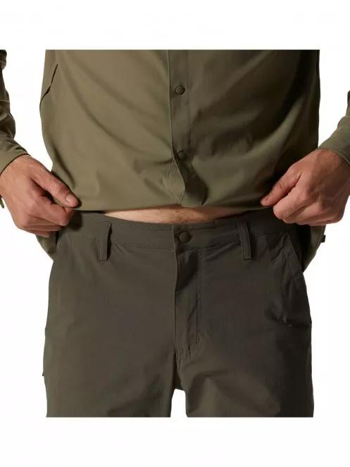 Mountain Hardwear Basin Trek Convertible Pant férfi túranadrág zöld színben 6