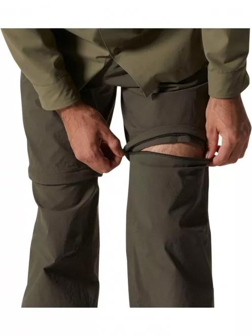 Mountain Hardwear Basin Trek Convertible Pant férfi túranadrág zöld színben 7