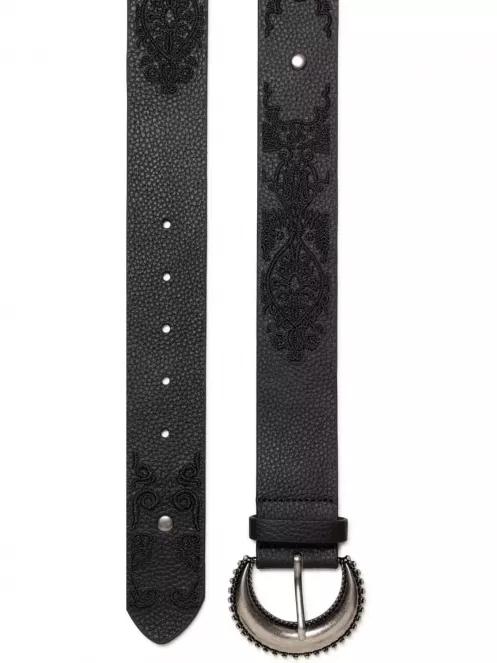 Desigual Belt Boho Embroidery női öv fekete színben 3