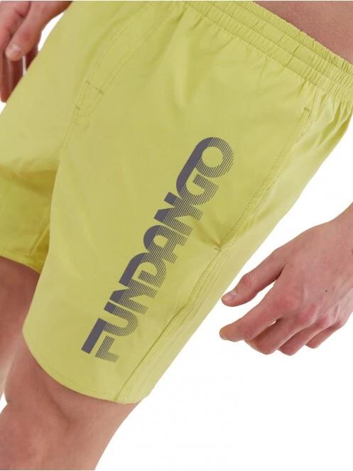 Fundango Bono Boardshort férfi fürdőnadrág sárga színben 5