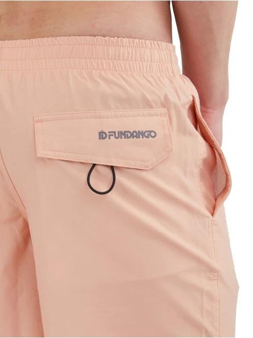 Fundango Bono Boardshort férfi fürdőnadrág rózsaszín színben 6