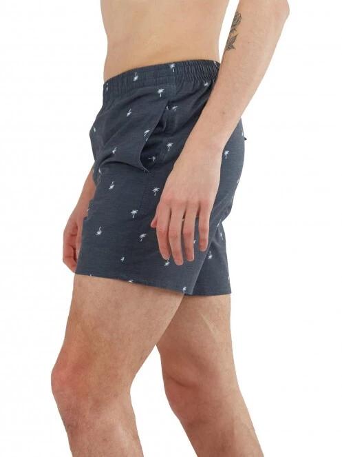 Fundango Bono Print Boardshort férfi fürdőnadrág sötétkék színben 4
