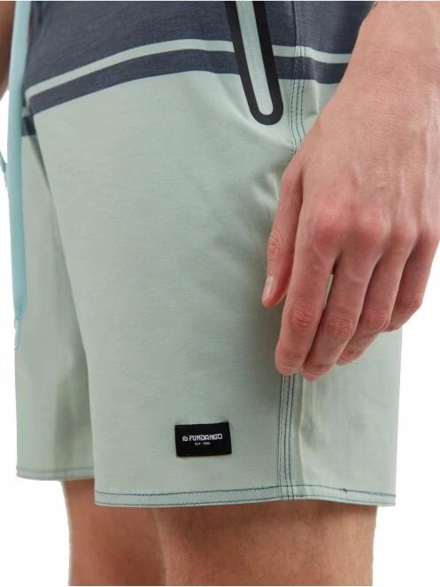 Fundango Morris Boardshort férfi beach short zöld színben 5