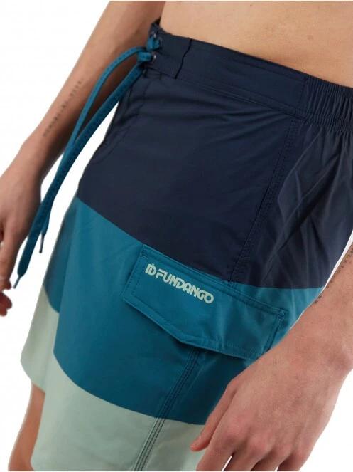 Fundango Salimu Boardshort férfi beach short sötétkék színben 5