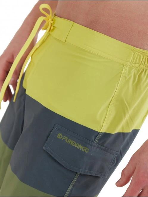 Fundango Salimu Boardshort férfi beach short zöld színben 5