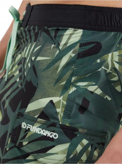 Fundango Salimu Boardshort férfi beach short zöld színben 6