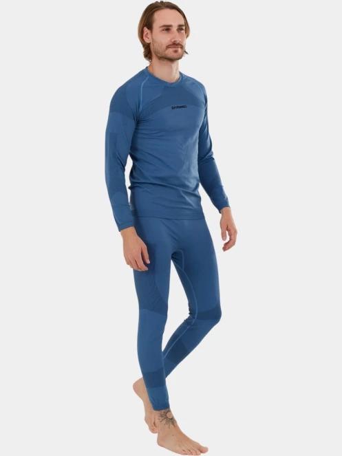 Fundango Seamless Baselayer Set férfi aláöltöző szett kék színben 4