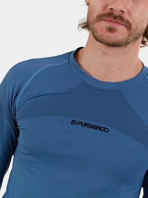Fundango Seamless Baselayer Set férfi aláöltöző szett kék színben 5