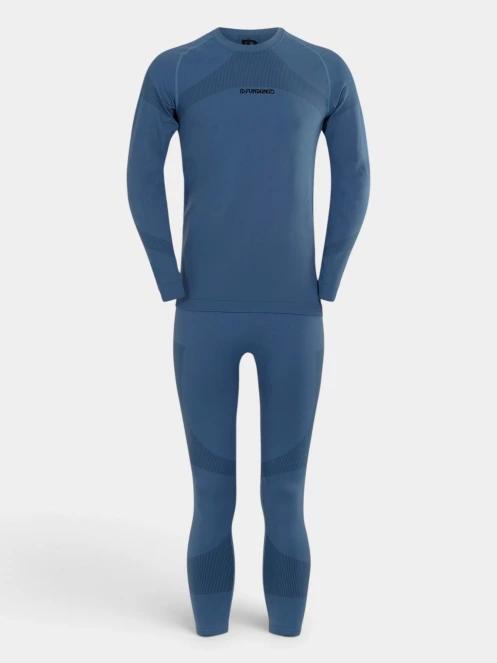 Fundango Seamless Baselayer Set férfi aláöltöző szett sötétkék színben 6