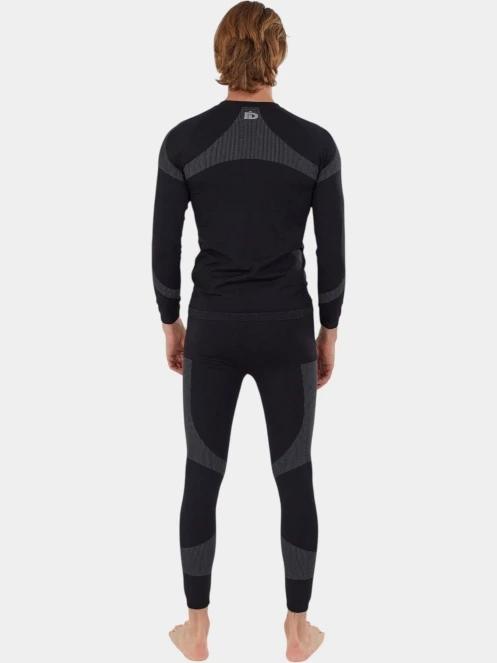 Fundango Seamless Baselayer Set férfi aláöltöző szett fekete színben 2