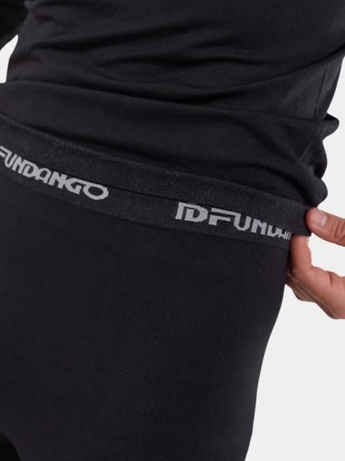 Fundango Seamless Baselayer Set férfi aláöltöző szett fekete színben 4