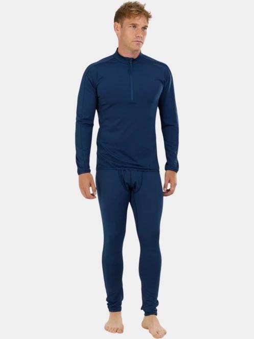 Fundango Novak Baselayer Top férfi aláöltöző felső sötétkék színben 4