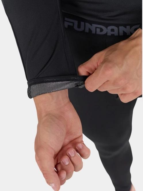 Fundango Novak Baselayer Top férfi aláöltöző felső fekete színben 7