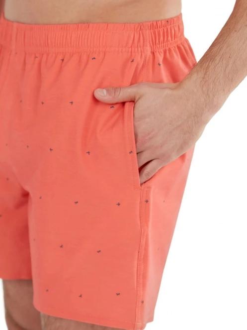 Fundango Bono Print Boardshort férfi boardshort piros színben 5