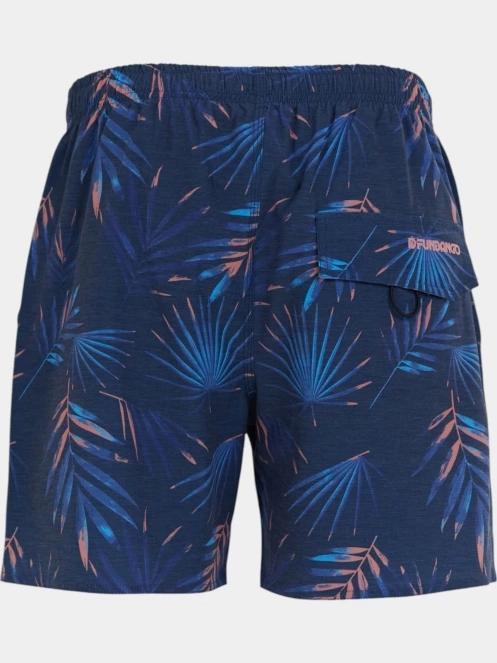 Fundango Bono Print Boardshorts férfi boardshort kék színben 8